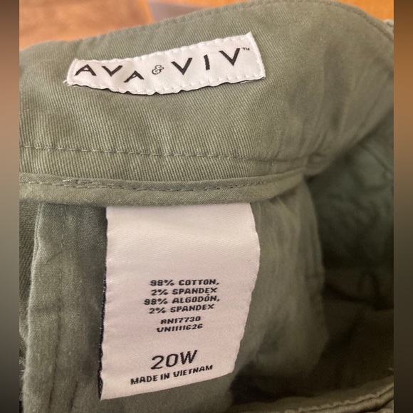 Ava and Viv shorts size 20w Nwt - Picture 3 of 3